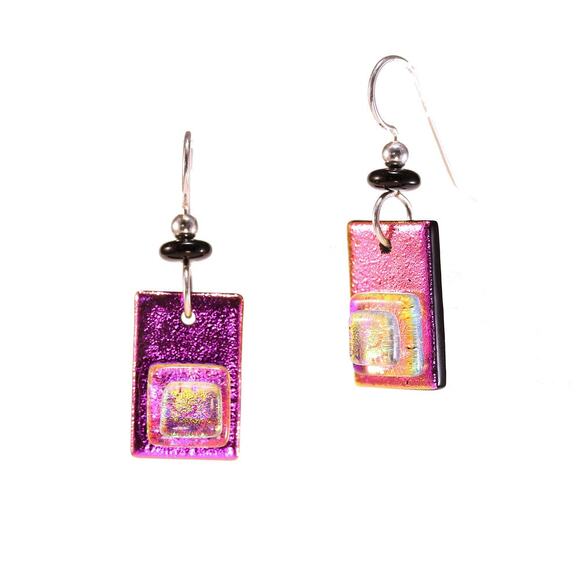 BOGO FREE GLASS ARTISIN EARRINGS - Picture 1 of 7